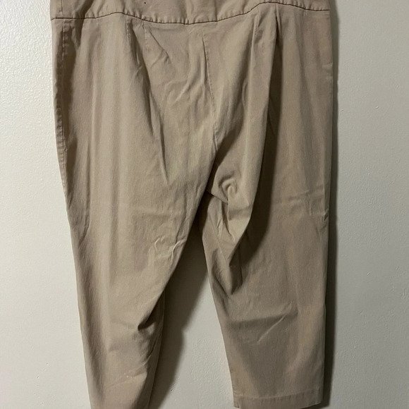 Lane Bryant Ankle Pants plus Size 20 Khaki Light Tan Dress business casual - Picture 6 of 8